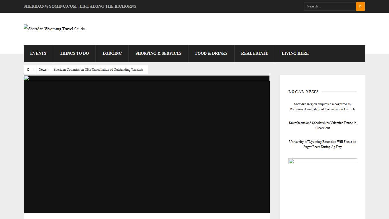 Sheridan Commission OKs Cancellation of Outstanding Warrants – Sheridan Wyoming Travel Guide